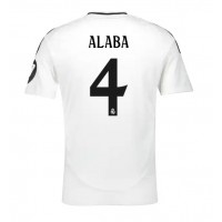 Camiseta Real Madrid David Alaba #4 Primera Equipación 2024-25 manga corta